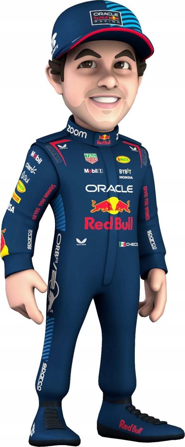 Φιγούρα Minix Red Bull Racing - Sergio Checo Perez, Συλλεκτική Φιγούρα 12cm