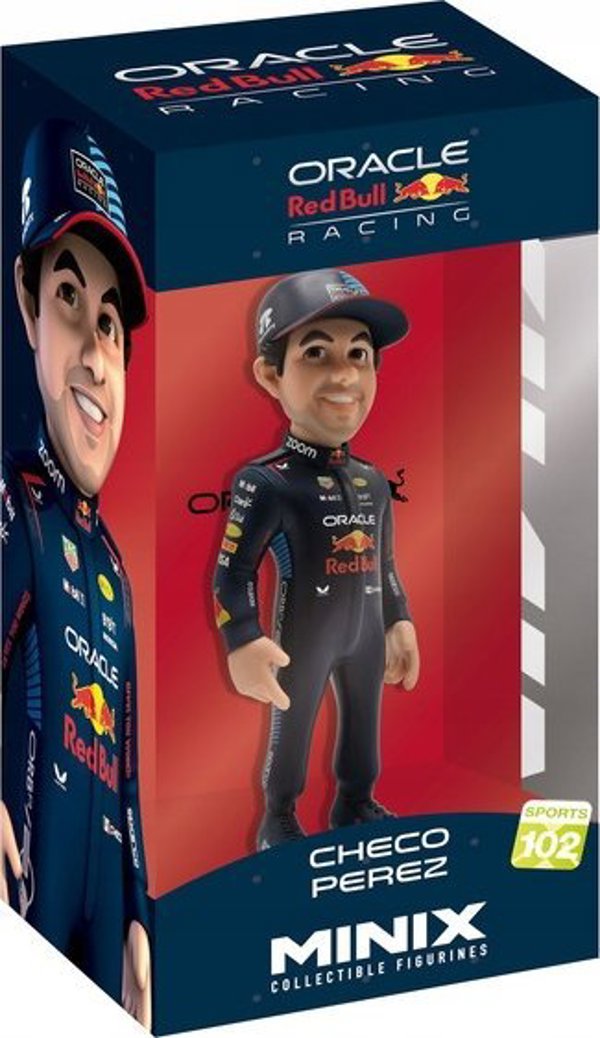 Φιγούρα Minix Red Bull Racing - Sergio Checo Perez, Συλλεκτική Φιγούρα 12cm