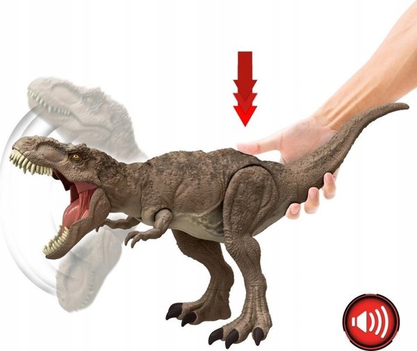 Φιγούρα MATTEL MATTEL Jurassic World All-Out Attack Tyrannosaurus Rex, φιγούρα παιχνιδιού