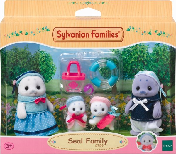Epoch SYLVANIAN Οικογένεια φώκιας ειδώλων 05759 57599 13918735 5054131057599