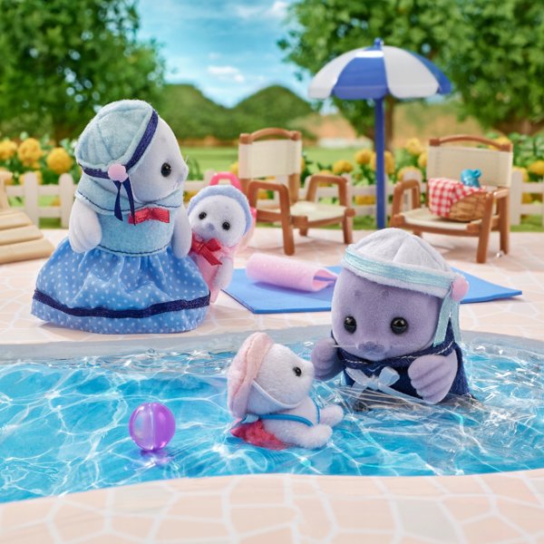Epoch SYLVANIAN Οικογένεια φώκιας ειδώλων 05759 57599 13918735 5054131057599