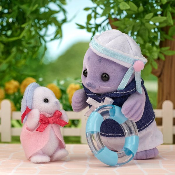 Epoch SYLVANIAN Οικογένεια φώκιας ειδώλων 05759 57599 13918735 5054131057599