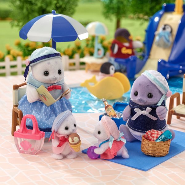 Epoch SYLVANIAN Οικογένεια φώκιας ειδώλων 05759 57599 13918735 5054131057599