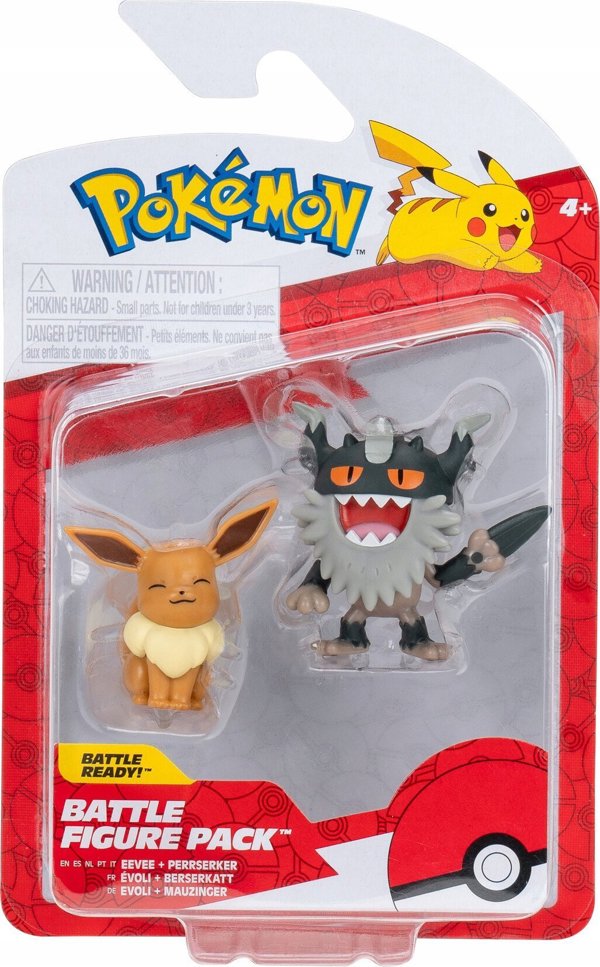 Φιγούρα Pokemon POKEMON BATTLE FIGURE PERRSERKER ΚΑΙ EEVEE