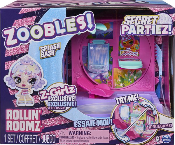 Φιγούρα Spin Master ZOOBLES playset, 2η σειρά Secret Partiez Splash Bash, 6064355