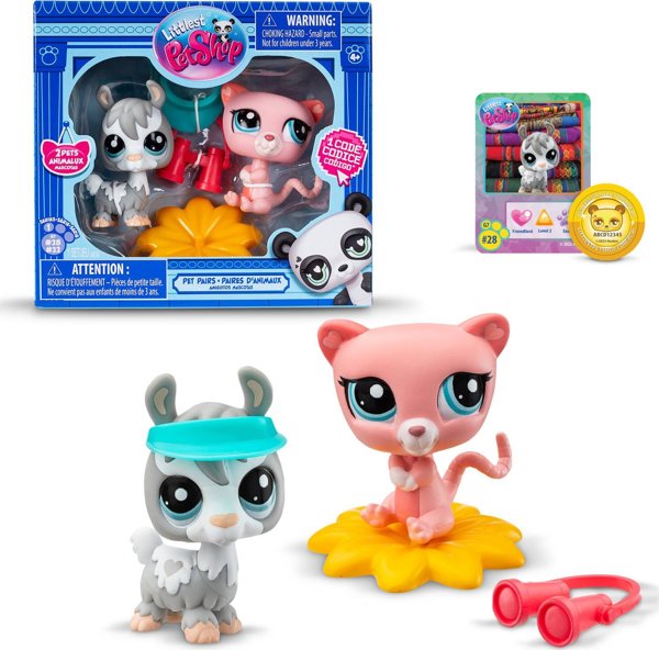 Φιγούρα Inne LITTLEST PET SHOP ΔΙΠΛΟ ΠΑΚΕΤΟ 2 φιγούρες ΣΚΥΛΑΚΙΑ ζωάκια για ΣΥΛΛΟΓΗ συλλογή