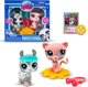 Φιγούρα Inne LITTLEST PET SHOP ΔΙΠΛΟ ΠΑΚΕΤΟ 2 φιγούρες ΣΚΥΛΑΚΙΑ ζωάκια για ΣΥΛΛΟΓΗ συλλογή