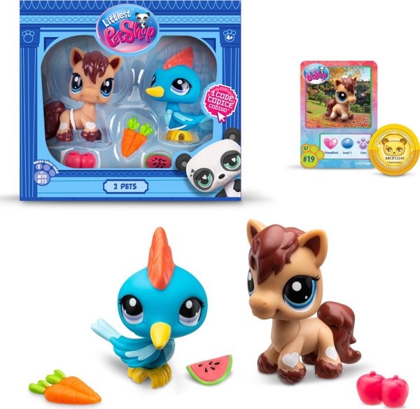 Φιγούρα Inne LITTLEST PET SHOP ΔΙΠΛΟ ΠΑΚΕΤΟ 2 φιγούρες ΣΚΥΛΑΚΙΑ ζωάκια για ΣΥΛΛΟΓΗ συλλογή