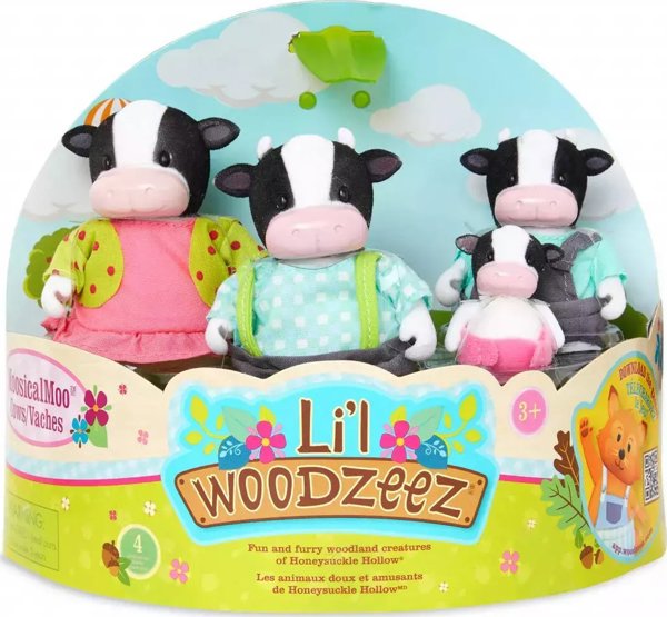 Ειδώλιο οικογένειας αγελάδων Schleich LI'L WOODZEEZ, 6195Z