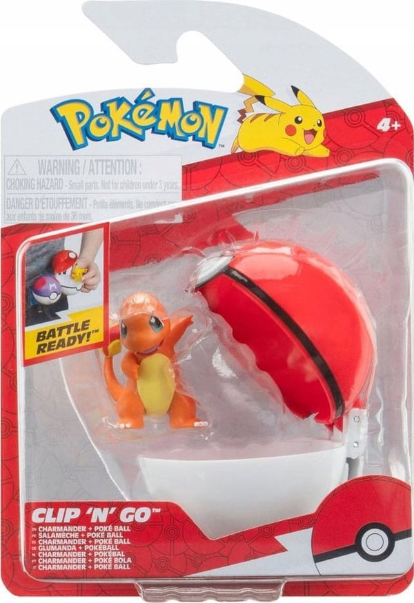Φιγούρα Pokemon POKEMON CLIP N GO CHARMANDER ΜΕ POKE BALL