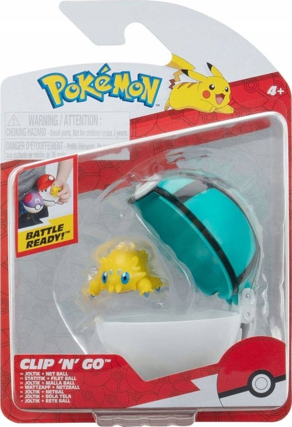 Φιγούρα Pokemon POKEMON CLIP N GO JOLTIK ΜΕ NET BALL