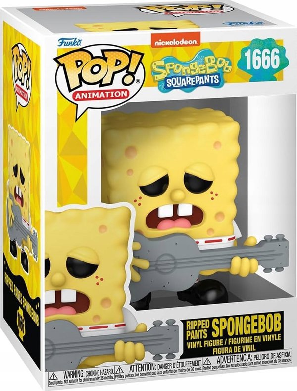Φιγούρα XXX_Funko POP! Βινύλιο Φιγούρα: Μπομπ Σφουγγαράκης με Κιθάρα