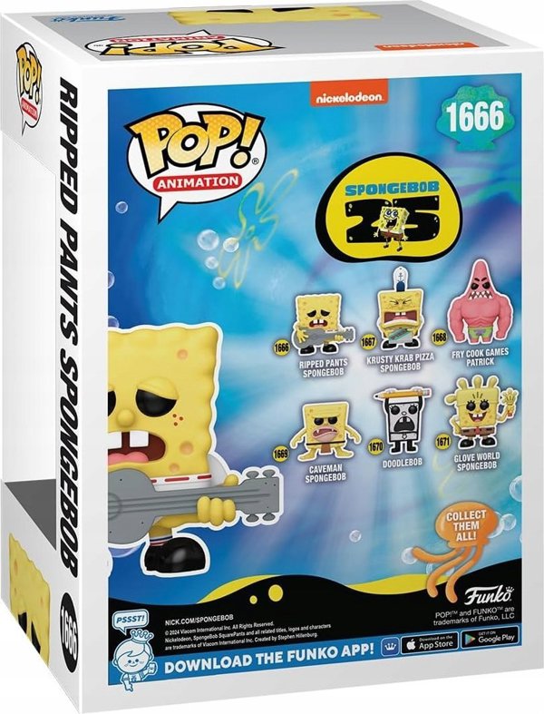 Φιγούρα XXX_Funko POP! Βινύλιο Φιγούρα: Μπομπ Σφουγγαράκης με Κιθάρα