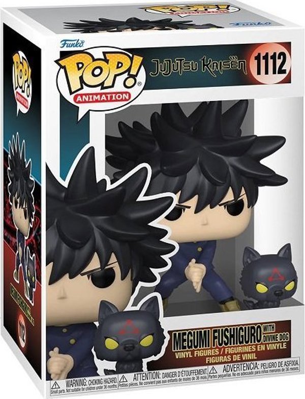 Funko Pop Figure Funko Pop 1112 Megumi with Dog JJK S1 Figure 12695072 889698613606