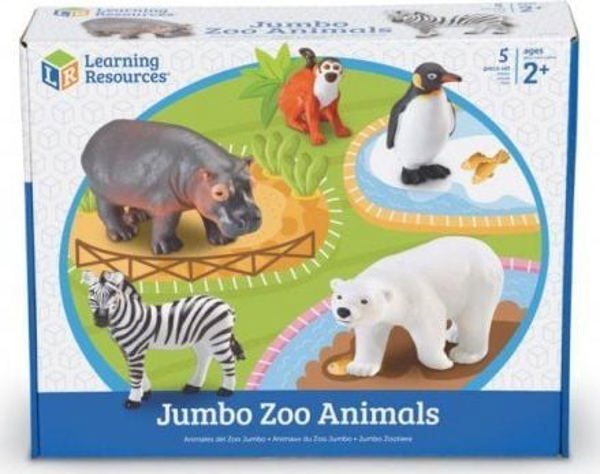 Φιγούρα Learning Resources Jumbo - Ζώα στο ζωολογικό κήπο (LER0788)