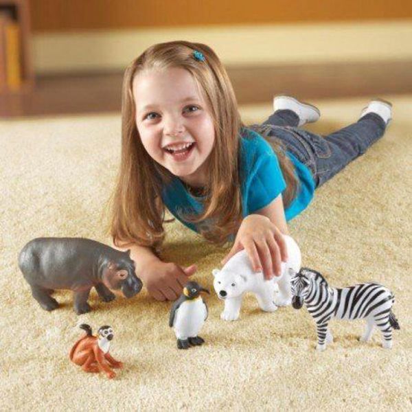 Φιγούρα Learning Resources Jumbo - Ζώα στο ζωολογικό κήπο (LER0788)