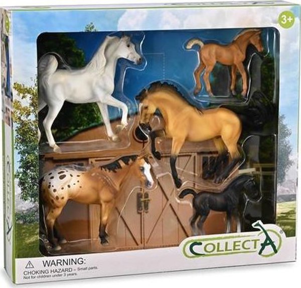 Σετ 5 αλόγων σε συσκευασία Collecta