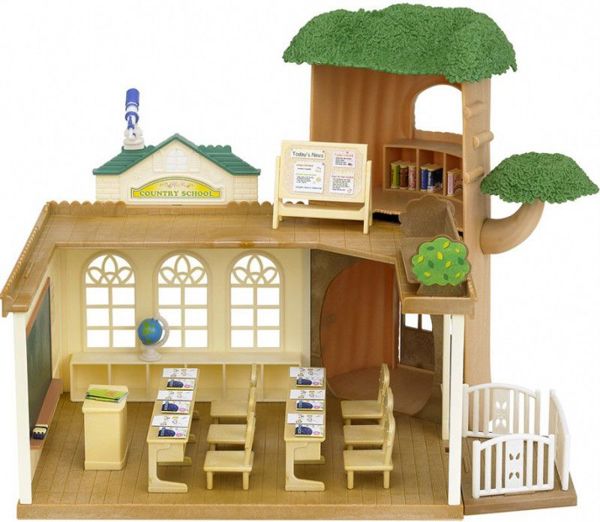 Φιγούρα EPOCH Sylvanian Families Αγροτικό σχολείο στο δέντρο - 5105