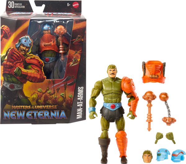Φιγούρα Mattel Mattel Masters of the Universe Masterverse Man-At-Arms (17,8 εκ.)