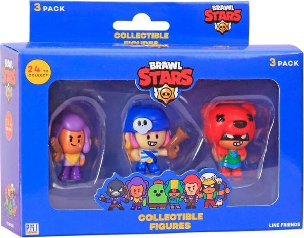 Σετ 3 φιγούρες BRAWL STARS BRAWL STARS