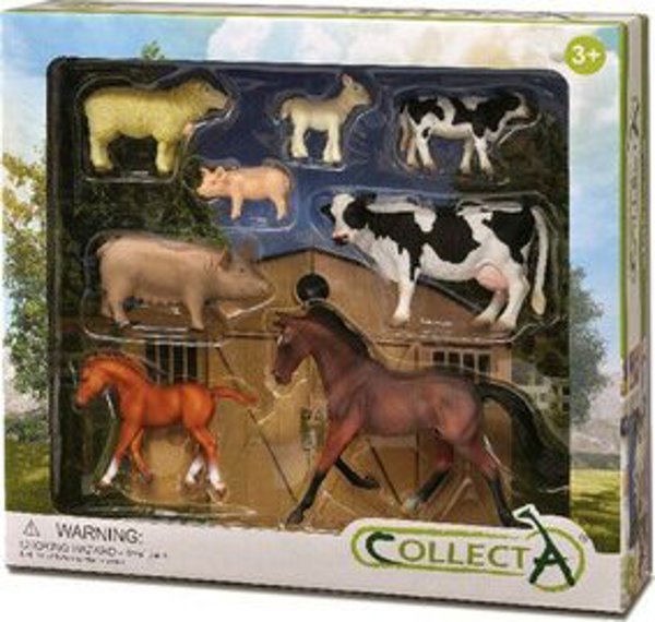 Φιγούρα Collecta Ζώα Φάρμας Σετ 8 τεμαχίων