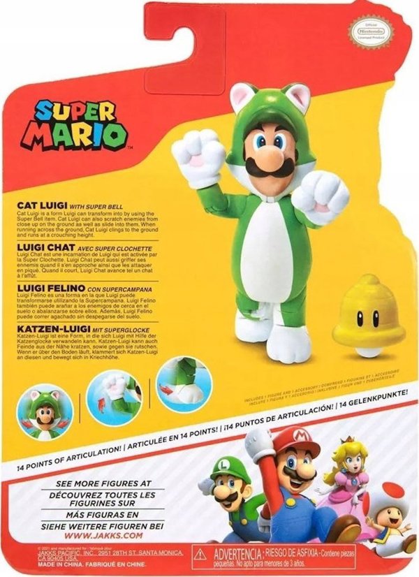 Συλλεκτική φιγούρα SUPER MARIO της Jakks Pacific 10,5 cm