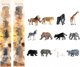 Φιγούρα Trifox Ζώα ZOO 6τμχ