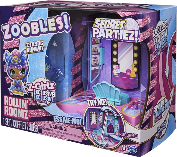 Spin Master ZOOBLES playset figure, Secret Partiez Rollin' Runway σειράς 2, 6064356