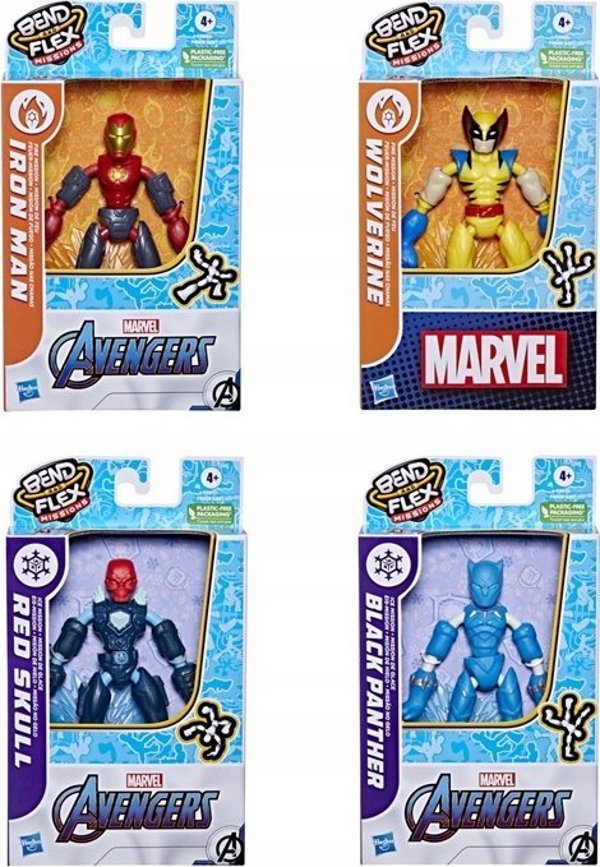 Φιγούρα Avengers AVENGERS Figure Bend and Flex, 15 cm