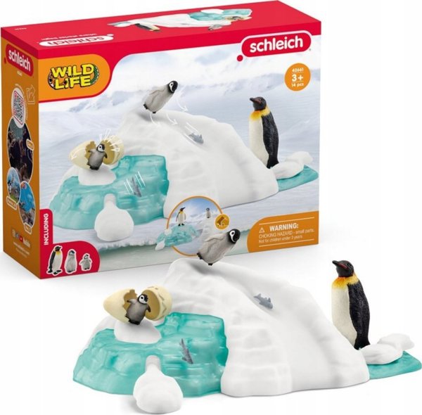 Schleich Schleich Wild Life 42661 Διασκεδαστικό ειδώλιο οικογένειας πιγκουίνων
