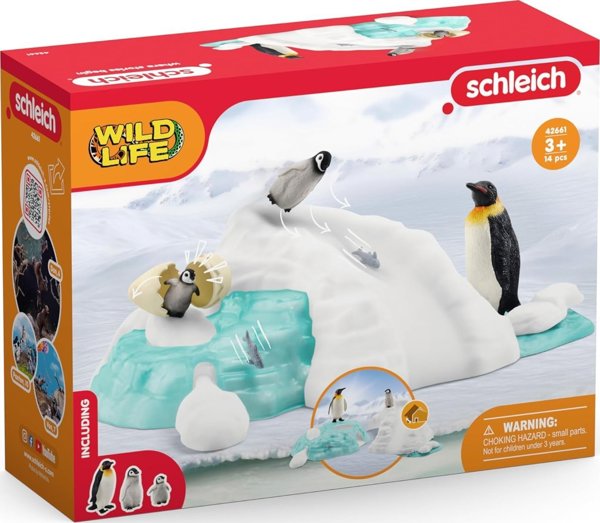Schleich Schleich Wild Life 42661 Διασκεδαστικό ειδώλιο οικογένειας πιγκουίνων