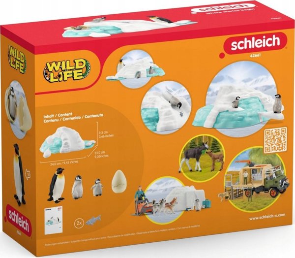 Schleich Schleich Wild Life 42661 Διασκεδαστικό ειδώλιο οικογένειας πιγκουίνων