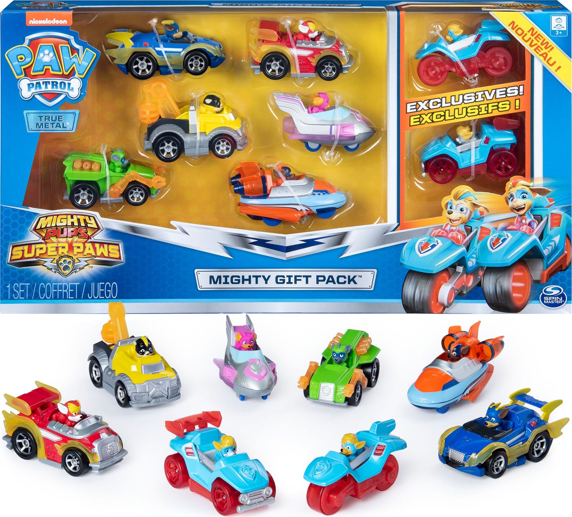 Getters | Φιγούρα Spin Master Paw Patrol Mighty Pups Gift - σετ 8 ...