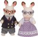 Φιγούρα Epoch Sylvanian Families Παππούδες κουνελιών με σοκολατένια αυτιά (5190)