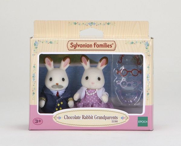 Φιγούρα Epoch Sylvanian Families Παππούδες κουνελιών με σοκολατένια αυτιά (5190)