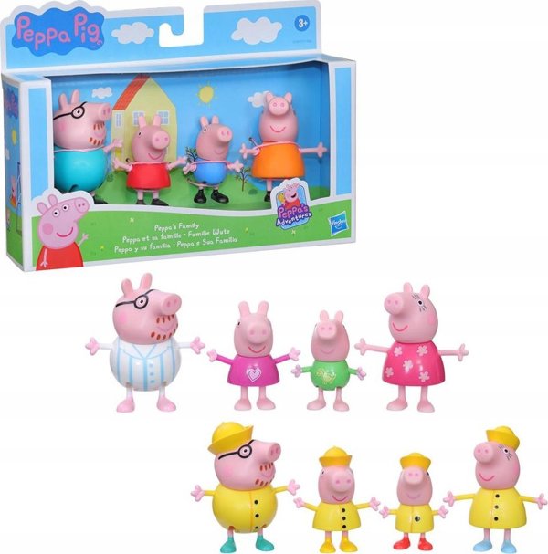 Φιγούρα Peppa Pig PEPPA PIG Playset Family, 7,5 cm
