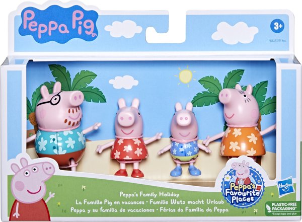 Φιγούρα Peppa Pig PEPPA PIG Playset Family, 7,5 cm