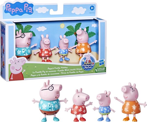 Φιγούρα Peppa Pig PEPPA PIG Playset Family, 7,5 cm