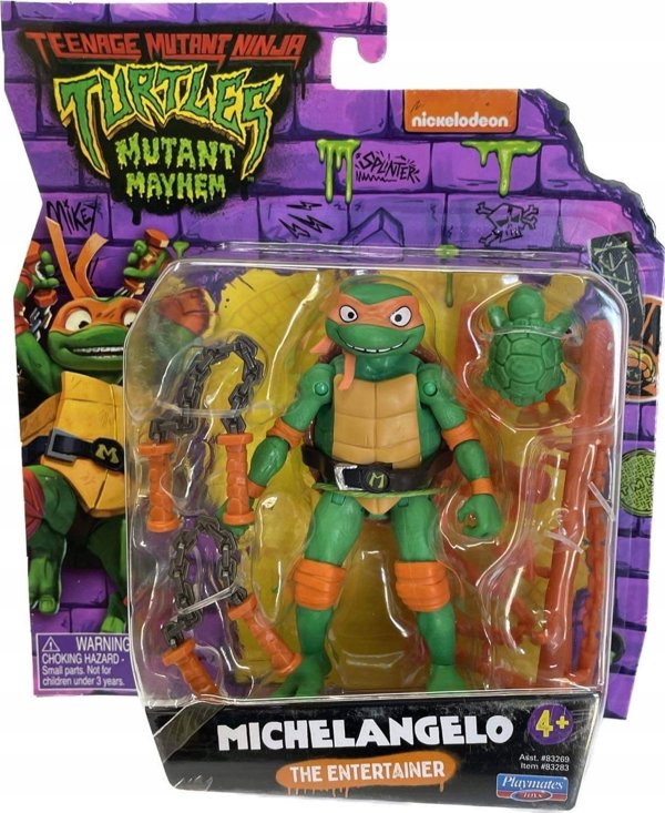 Φιγούρα TMNT TMNT βασική φιγούρα Michelangelo, 83283