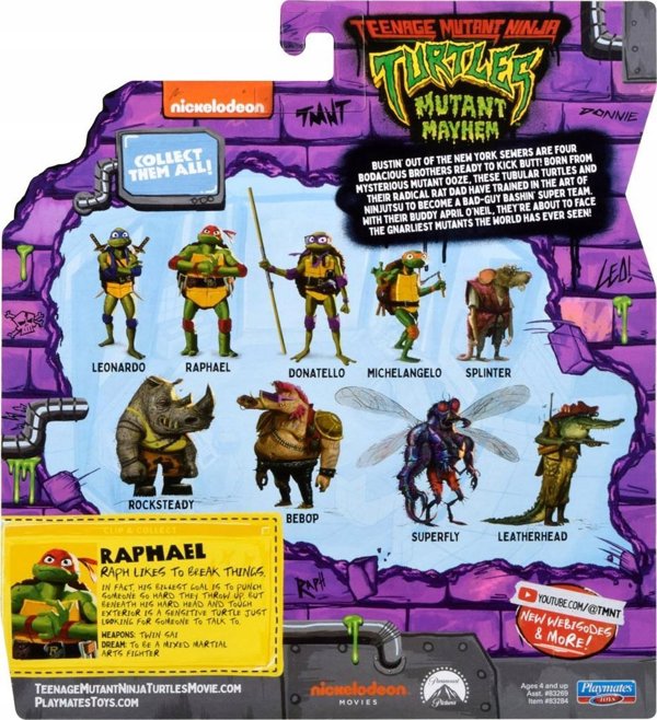 Φιγούρα TMNT TMNT βασική φιγούρα Michelangelo, 83283