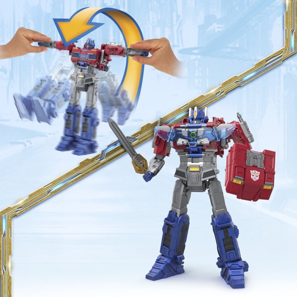 Figurka Transformers TRANSFORMERS MV8 figure power flip optimus prime 25 cm