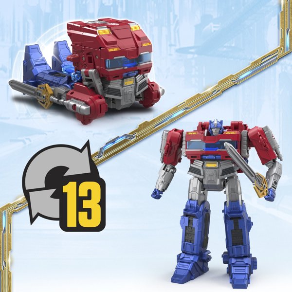 Figurka Transformers TRANSFORMERS MV8 figure power flip optimus prime 25 cm