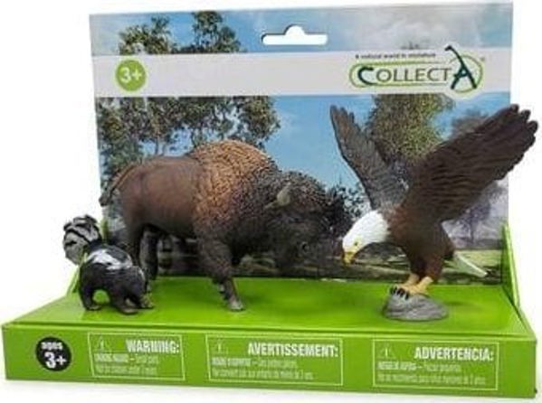 Φιγούρες Collecta ΣΕΤ 3 Άγρια Ζώα σε Συσκευασία (88381, 88383, 88968)