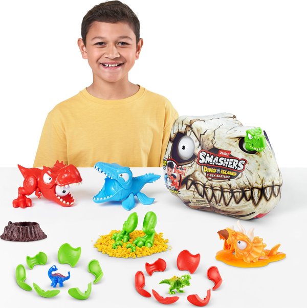 Φιγούρα Smashers Smashers Dino Island T-Rex Battles Mini