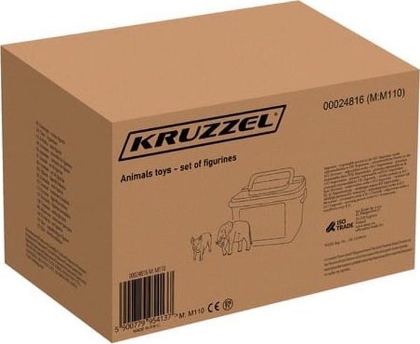 Σύνολο φιγούρων Kruzzel Ζώα - φιγούρες Kruzzel 24816