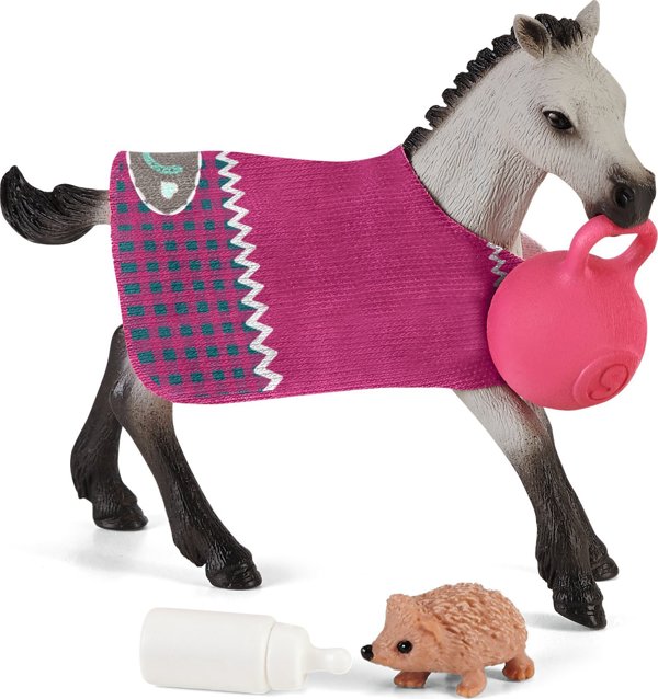 Φιγούρα Schleich Schleich Horse Club διασκέδαση με πουλάρια, φιγούρα παιχνιδιού