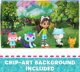 Σετ φιγούρων Polly Pocket Gabi's Dollhouse Camping με φίλους