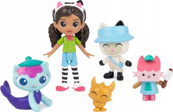 Σετ φιγούρων Polly Pocket Gabi's Dollhouse Camping με φίλους