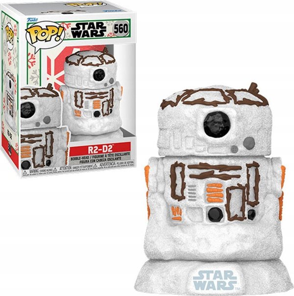 Figurka Funko! POP VINYL SW Holiday R2D2 (SNWMN)