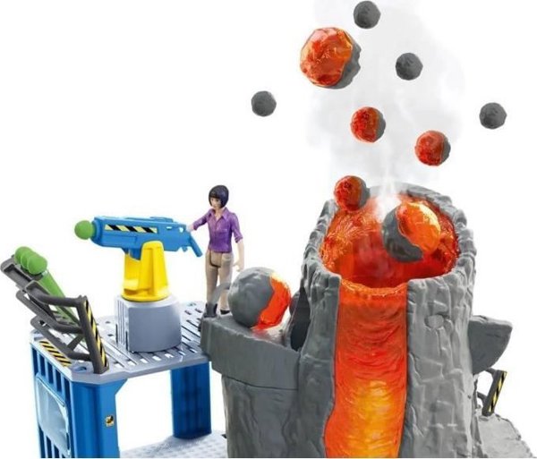 Schleich Μεγάλη Εξερεύνηση Ηφαιστείου - Σετ Φιγούρες Δεινόσαυροι, Παιχνίδι Δράσης